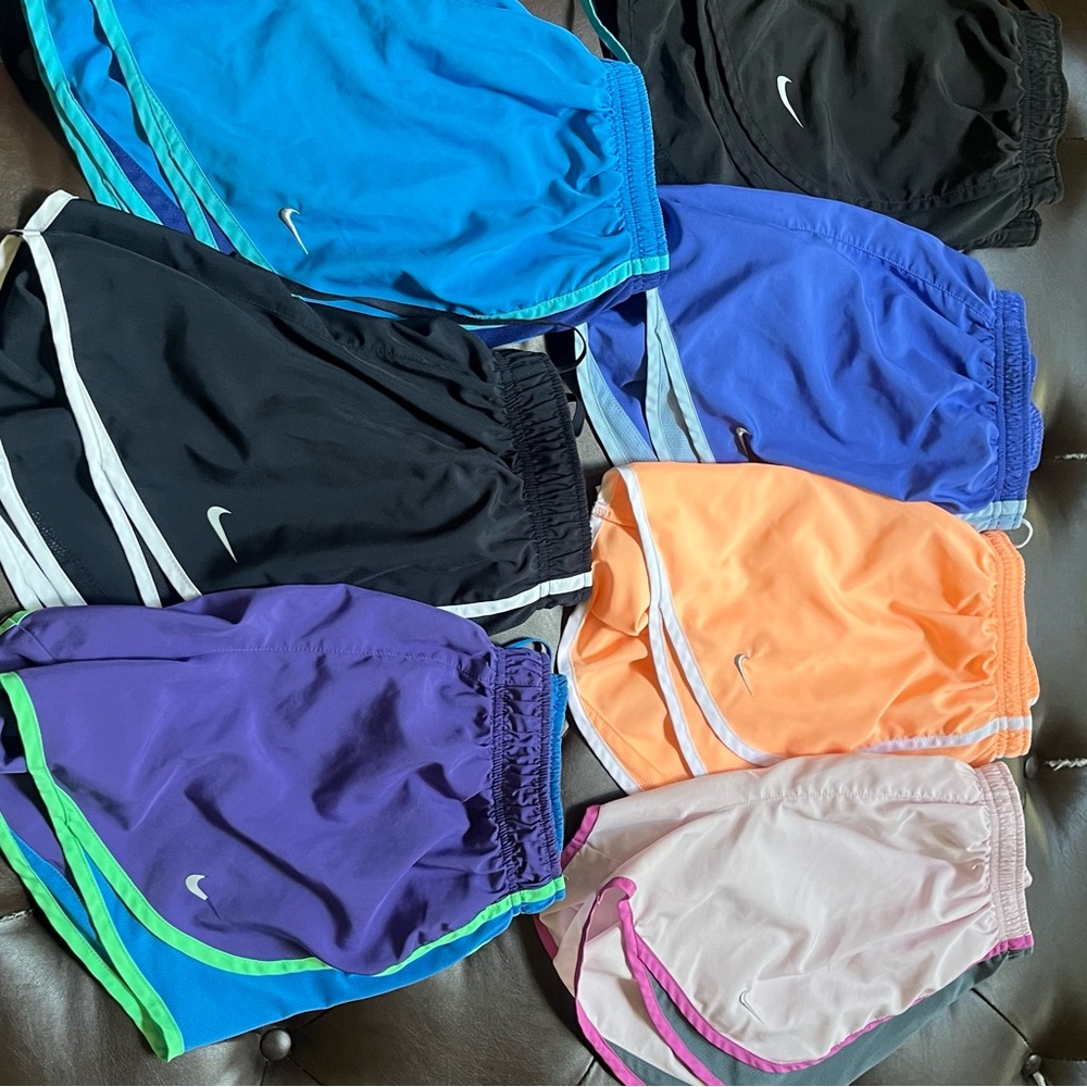Nike Kids Shorts Set - Black, Blue, Purple, Orange, Pink